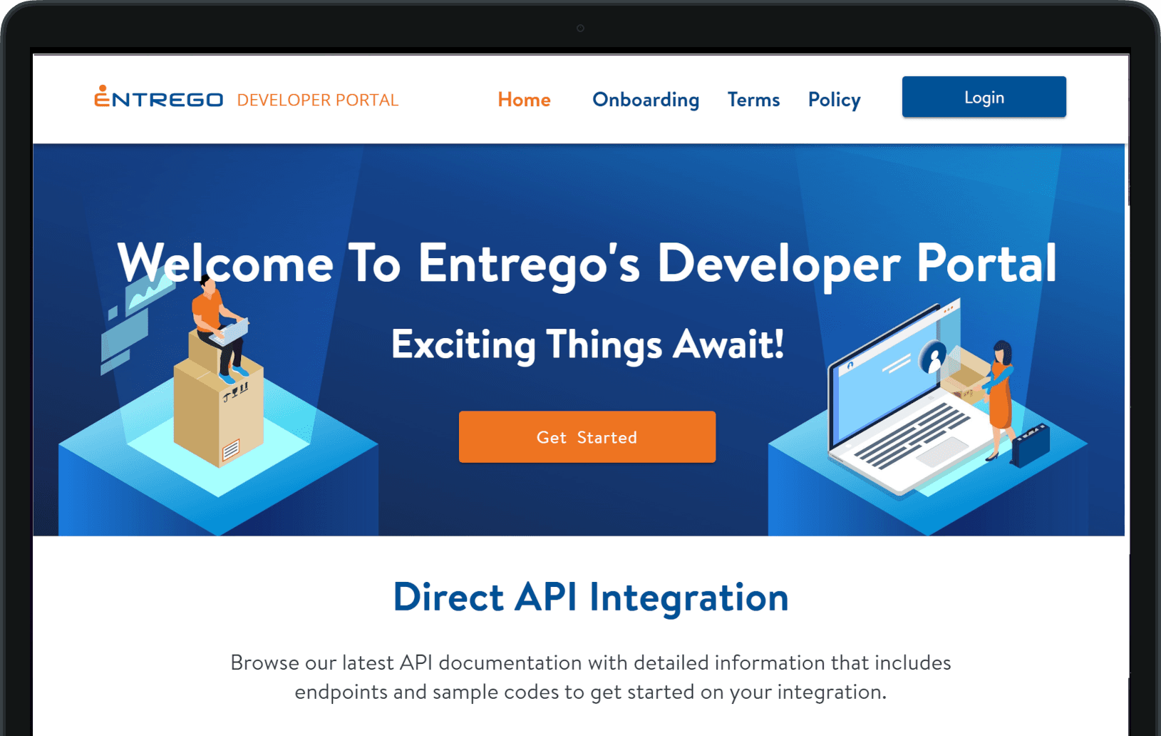 Entrego Developer's Portal